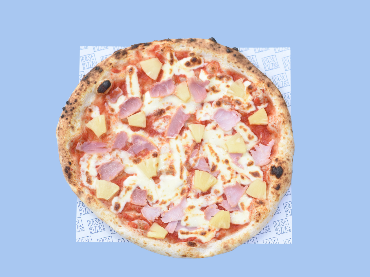 Topped Ham & Pineapple Pizza