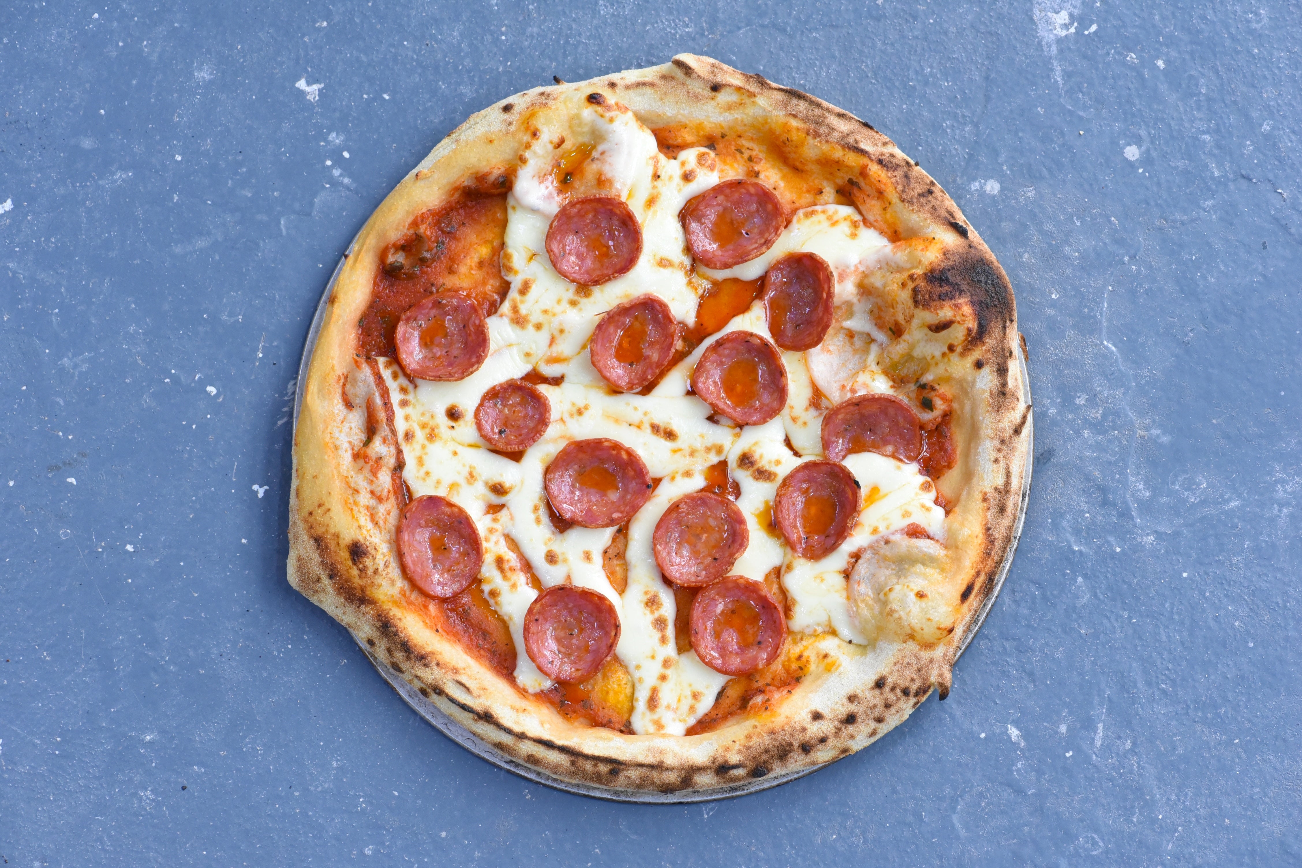 Topped Pepperoni Pizza